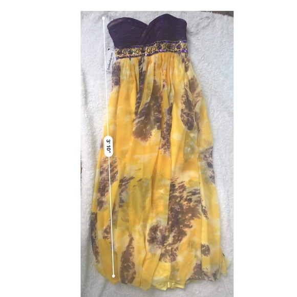 Adna Designs Strapless Vibrant Sheath Size 8 Dress - Picture 5 of 6